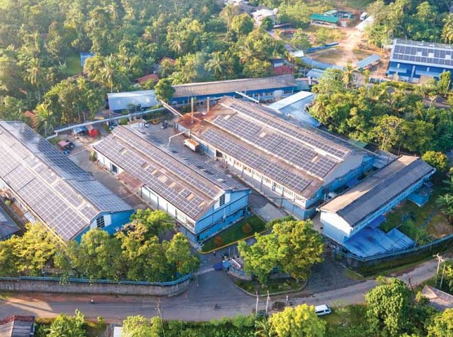 Aerial view of the Rubbertechno factory