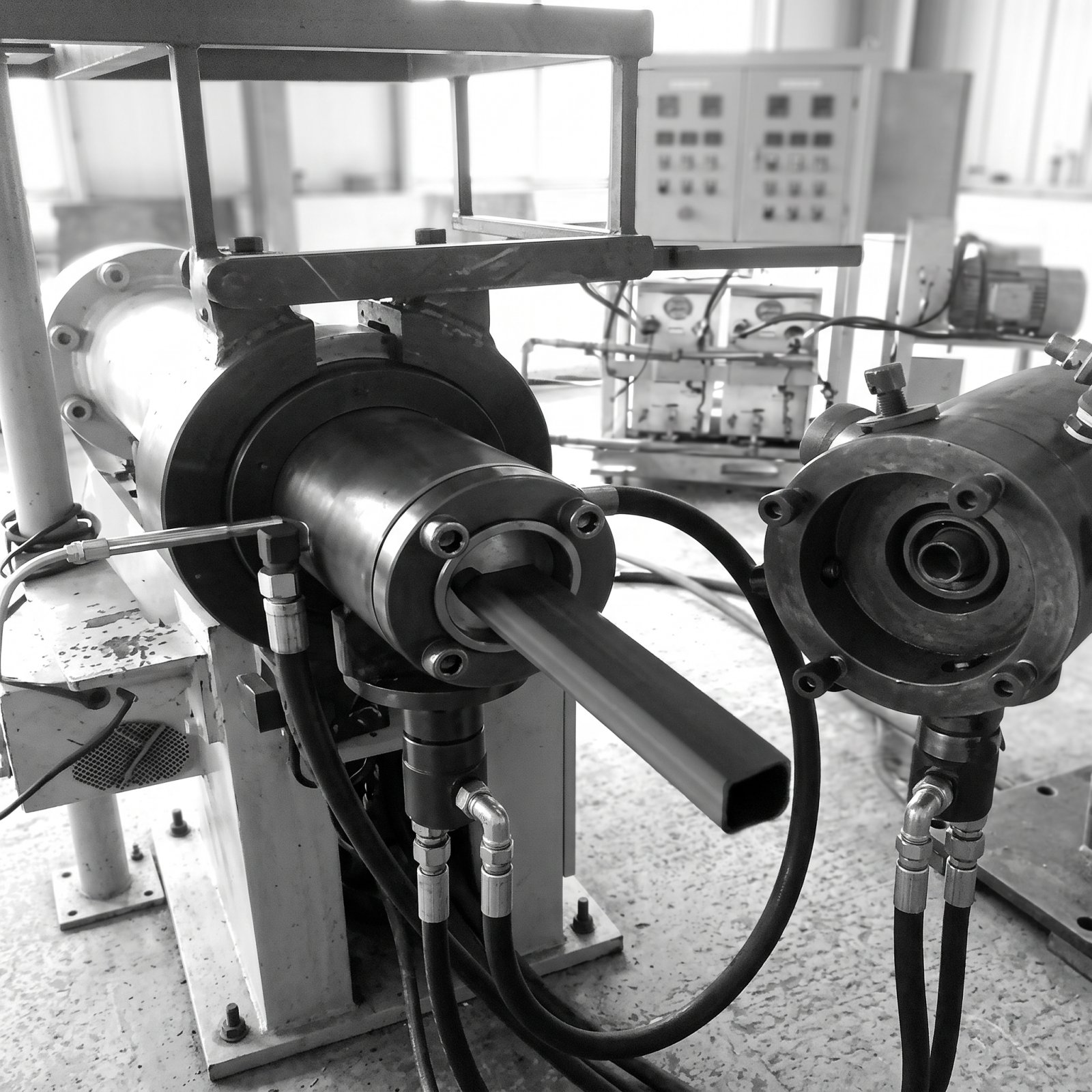 Microwave vulcanization machine line