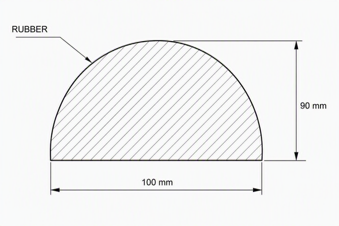 Cross section wheel stoper