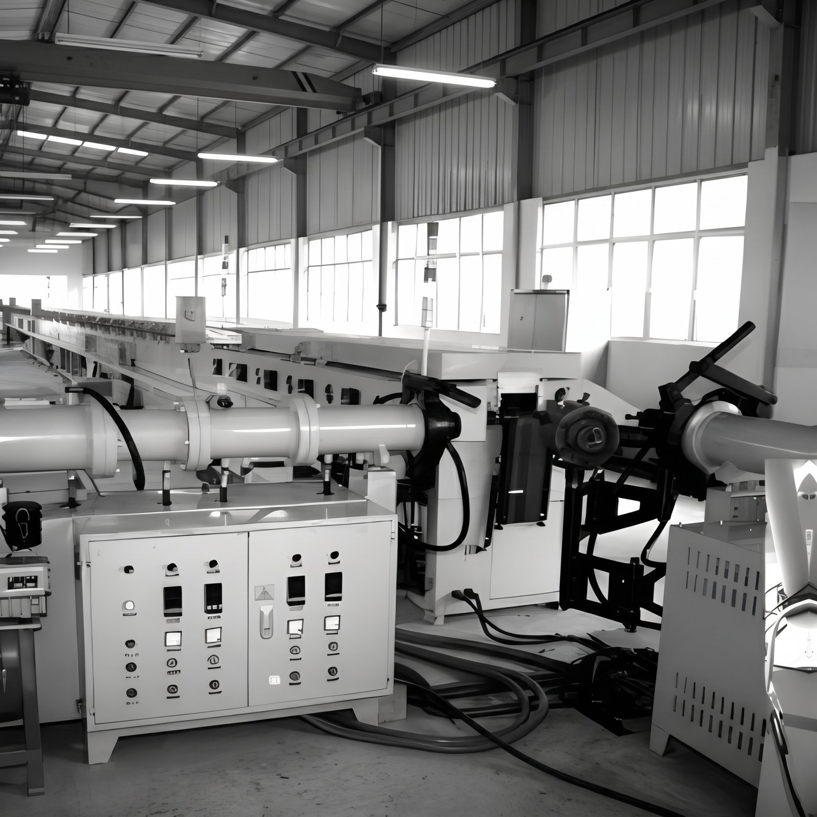Microwave vulcanization machine line